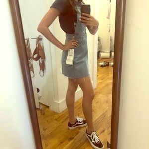 Overall style DENIM dress! NEW! Zara